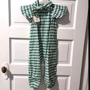 NWT Kate Quinn harlequin jumper + headband set